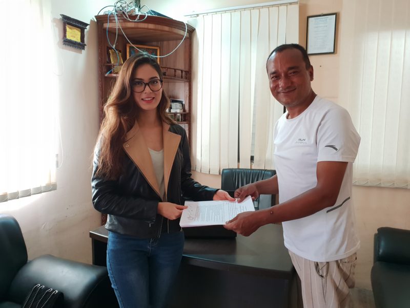 आर्किटेक्ट मिस नेपाल बनिन् गोर्खा इको प्यानलको ब्राण्ड एम्वेसडर