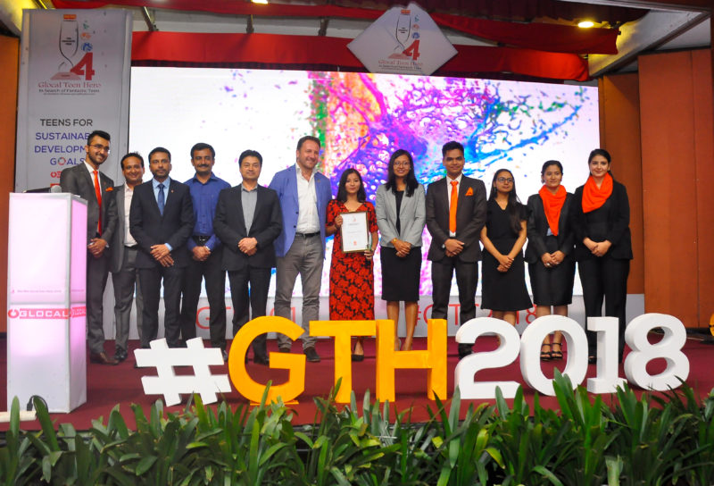 प्रशंशा के.सी. बने वाई वाई ग्लोकल टिन हिरो २०१८