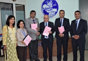 एलआईसी (नेपाल) ले नेपाल पुनर्बीमा कम्पनीसंग गर्यो शतप्रतिशत पुनर्बीमा सम्झौता