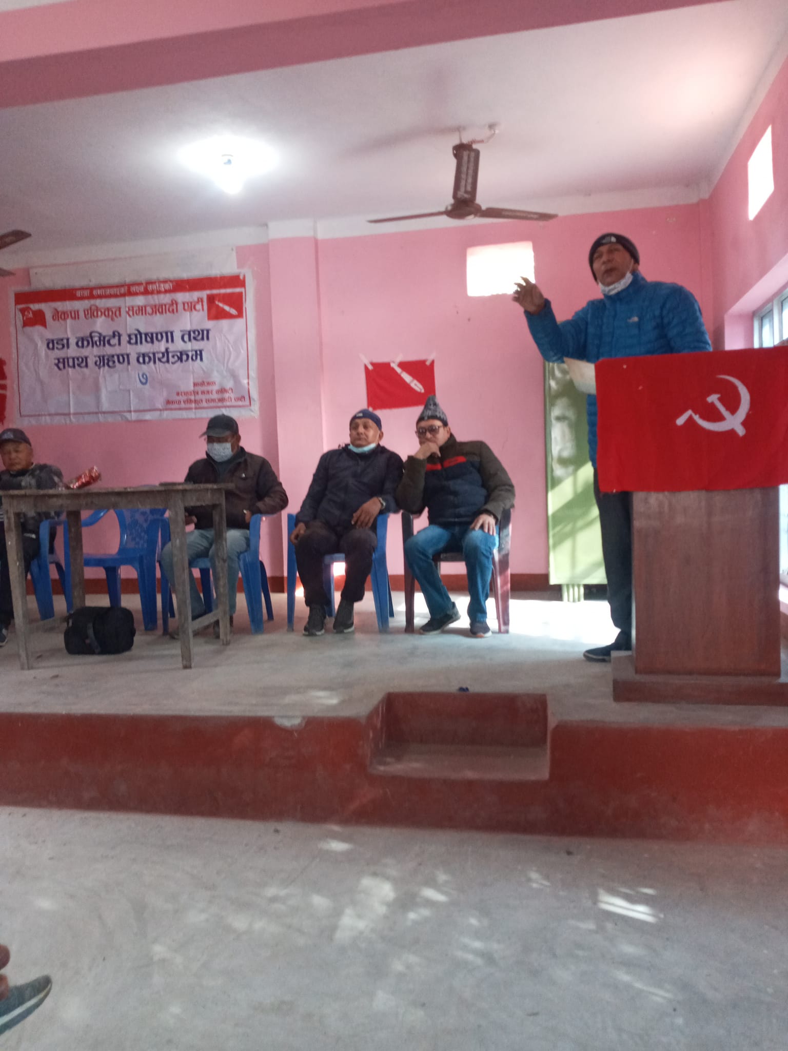 बराह क्षेत्रमा नेकपा एस जाग्यो।