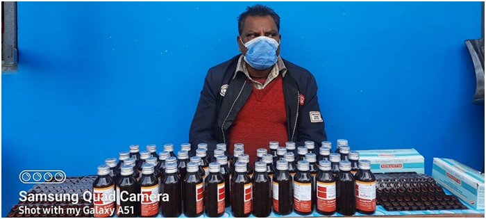 लागू औषध सहित १ जना पक्राउ